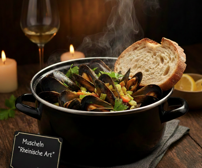 Muschel-Zeit im Rosarium